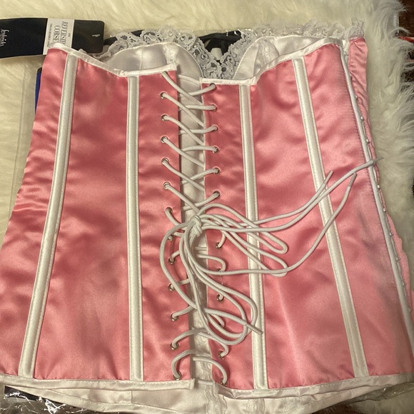 Frederick’s of Hollywood Halloween Little Bo Peep, reversible corset, XL, NEW - Picture 2 of 6